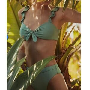 Dippin Daisy's Countess Bikini Top & Ultra Bottoms in Green